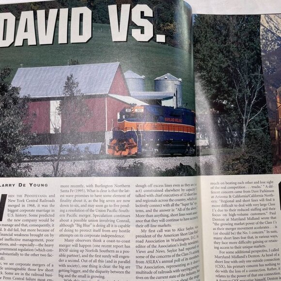 Trains Magazine of Railroading u September 1996 Vol 56 No 9 Short Lines and Mer - Picture 14 of 15